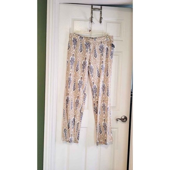 NWT Carole Little Linen Pants SIze 8 Southwest Print - Picture 2 of 7